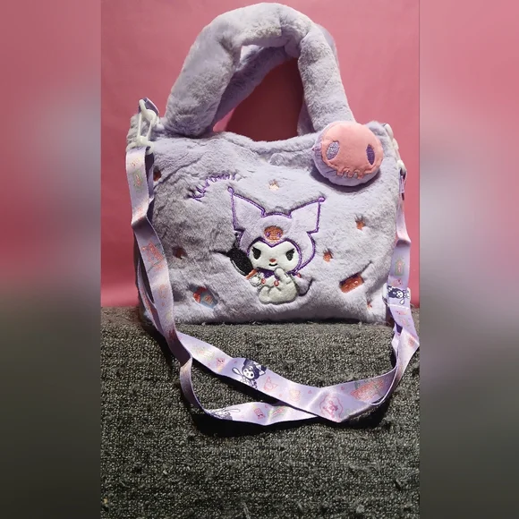 Hello kitty- Kuromi Plush Purse and Wallet Set - Picture 6 of 10